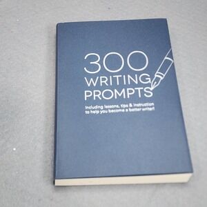 Piccadilly 300 Writing Prompts Journal Navy Blue Creative Lessons 204 Pages